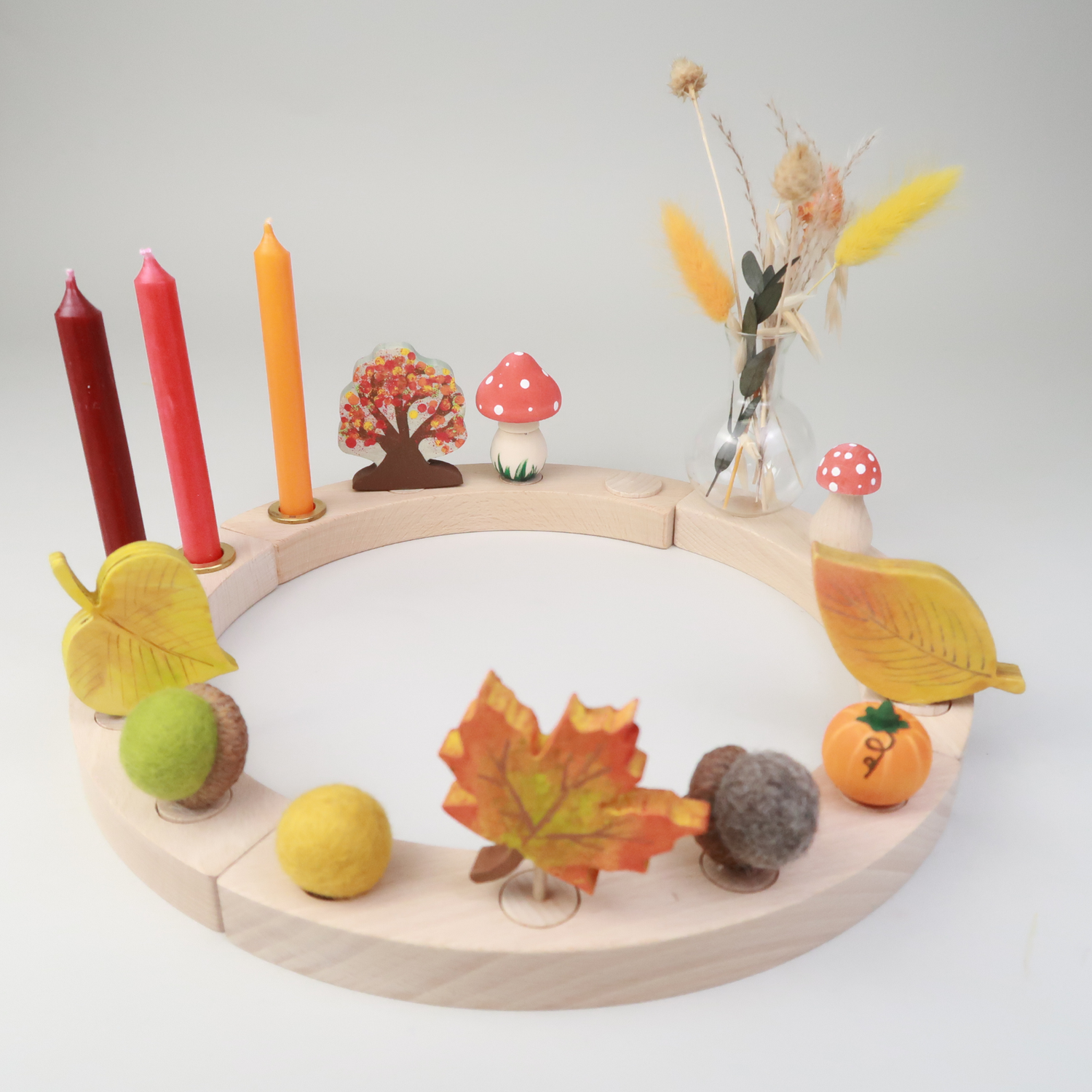 Steckfigur Herbstblatt Ahorn