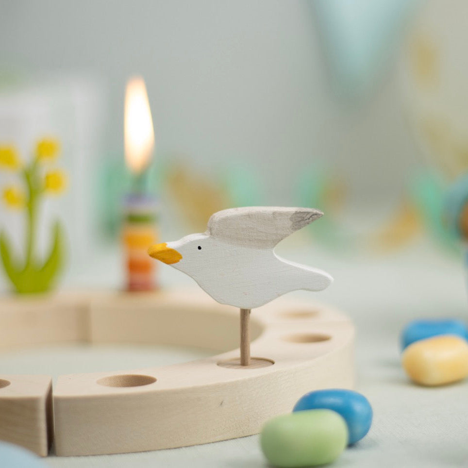 Steckfigur Möwe fliegend