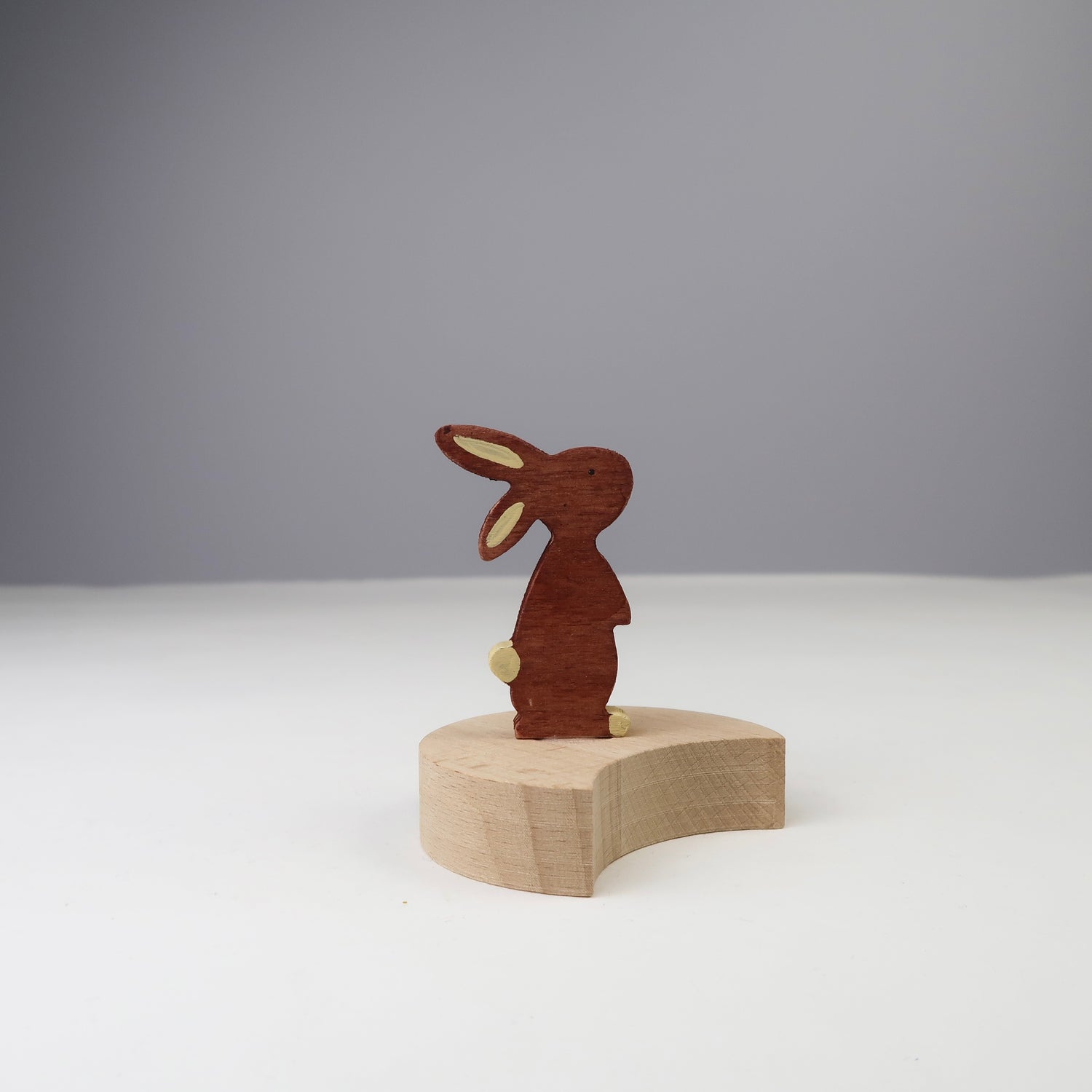 Steckfigur Hase - dunkelbraun