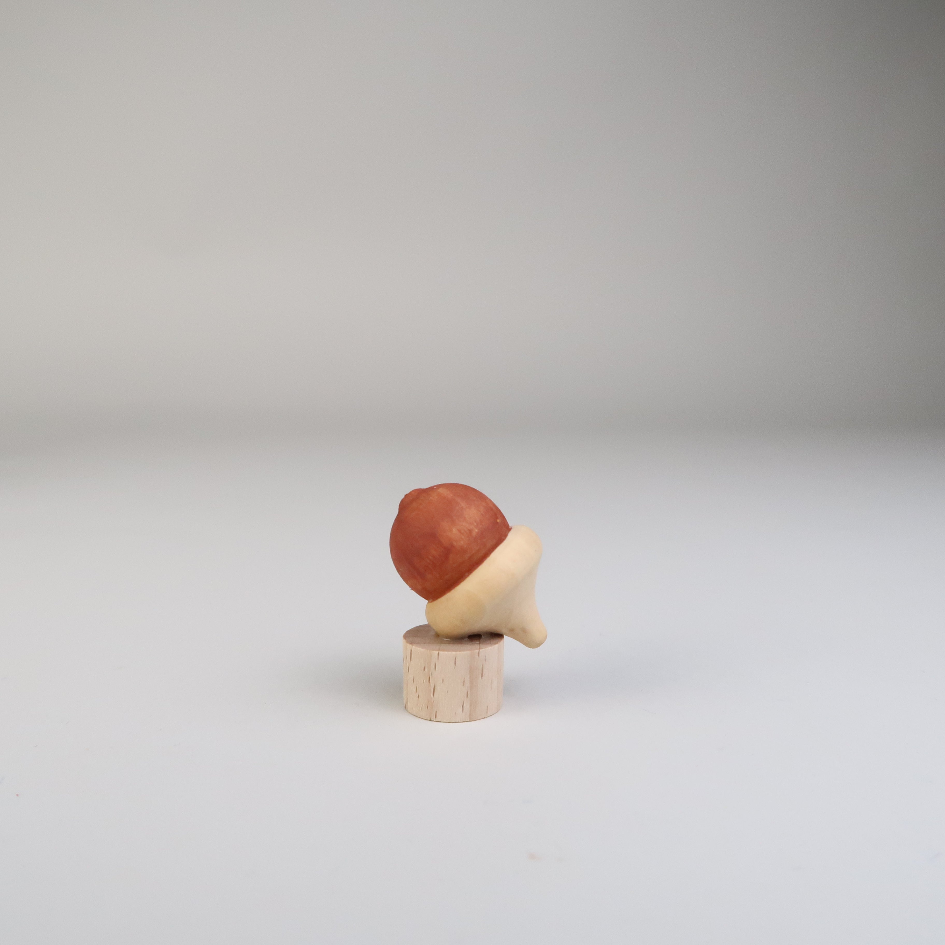 Steckfigur Eichel braun