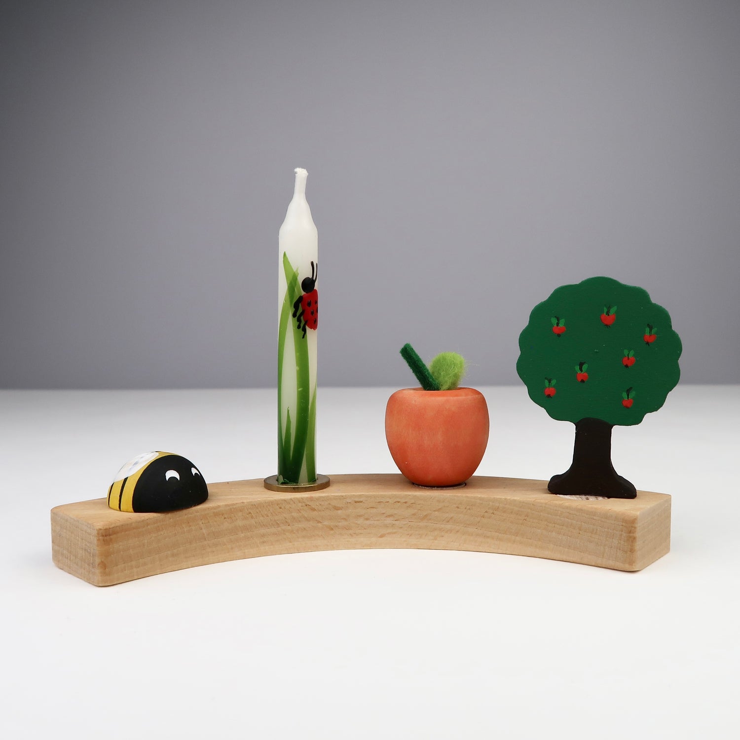 Steckfigur Obstbaum - mit Kirschen