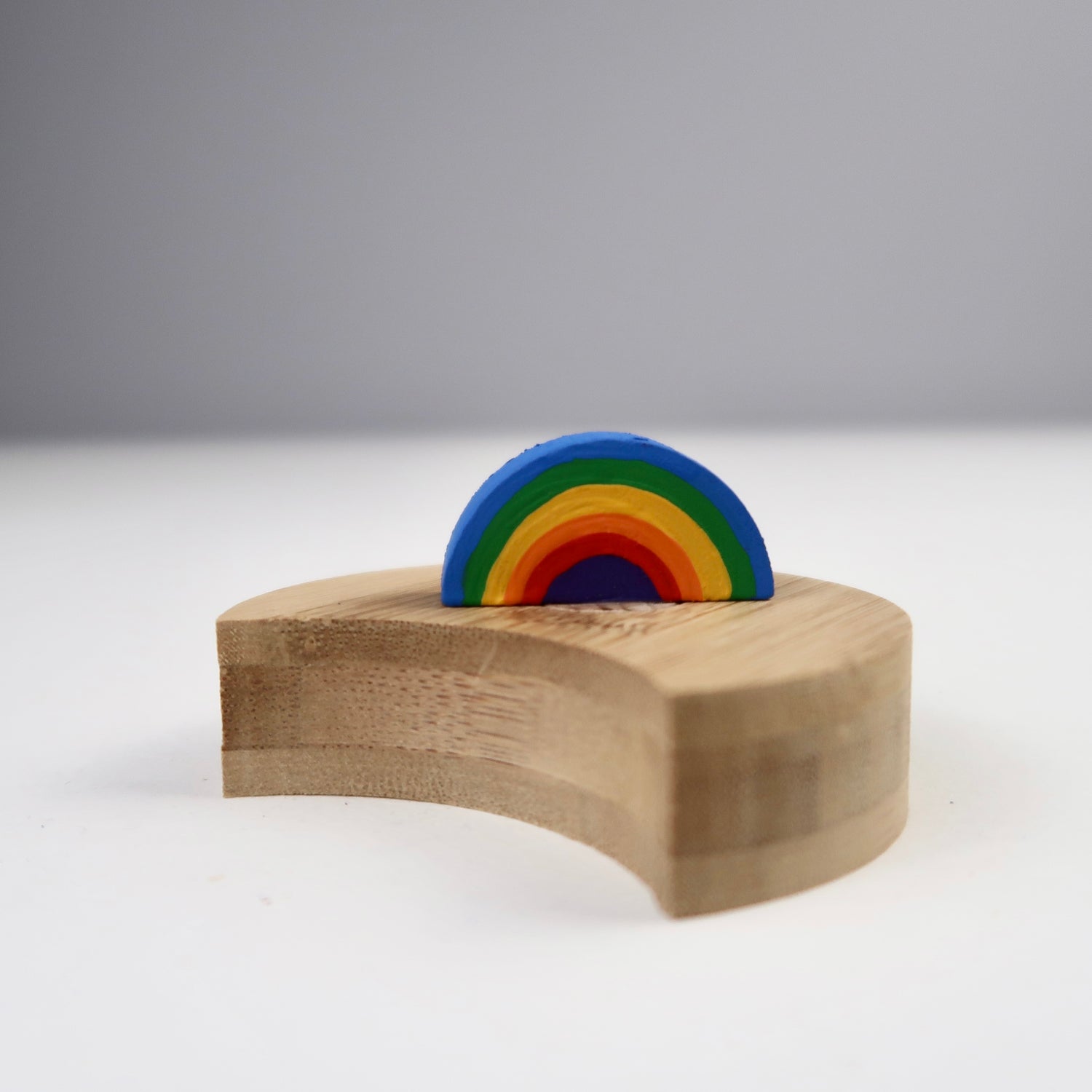 Steckfigur Regenbogen - blau