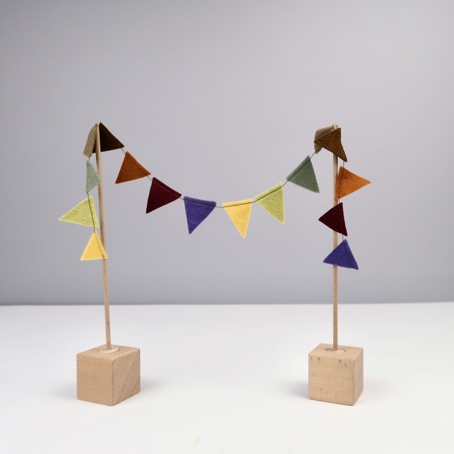 HERBST lang - Wimpelkette aus Filz