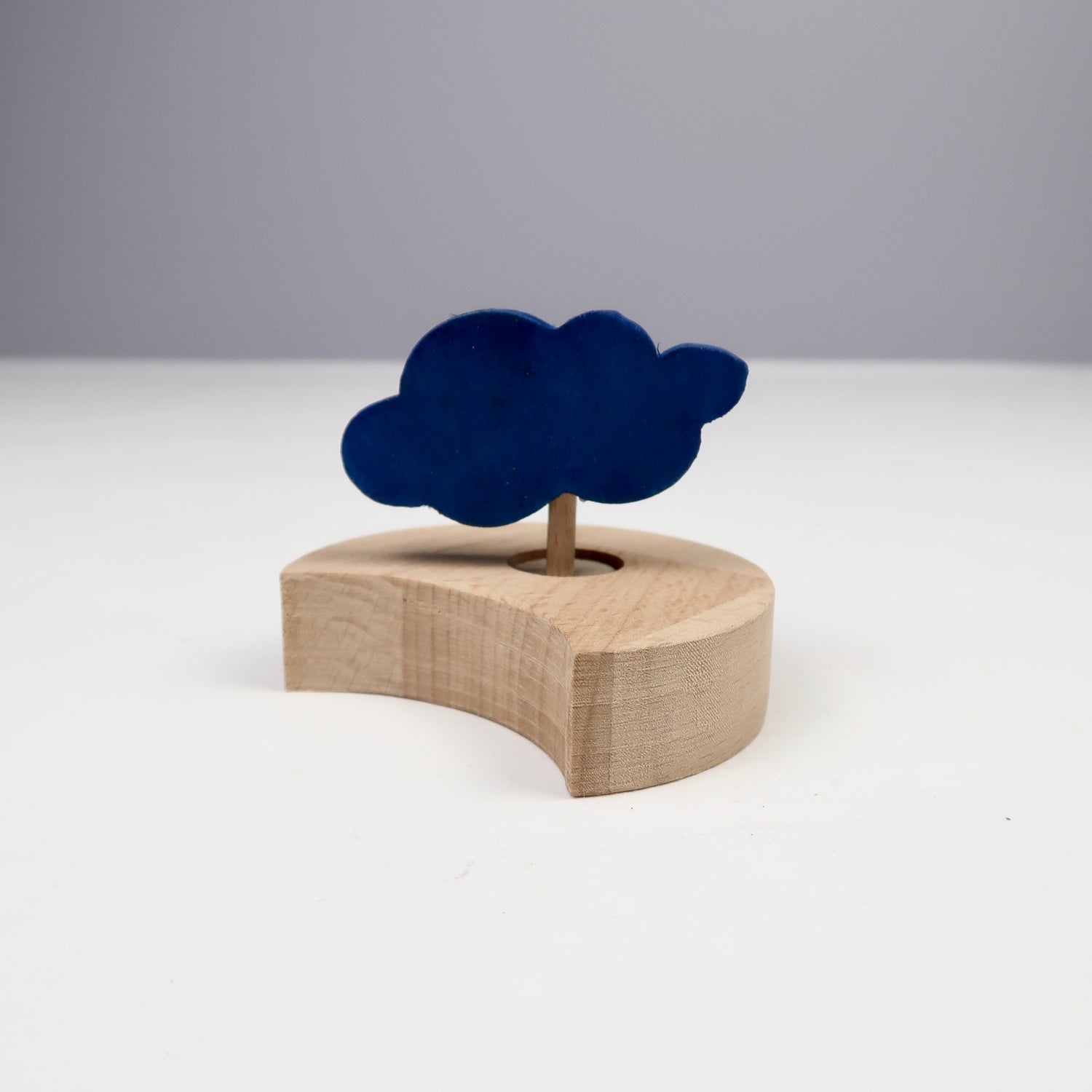 Steckfigur Wolke dunkelblau