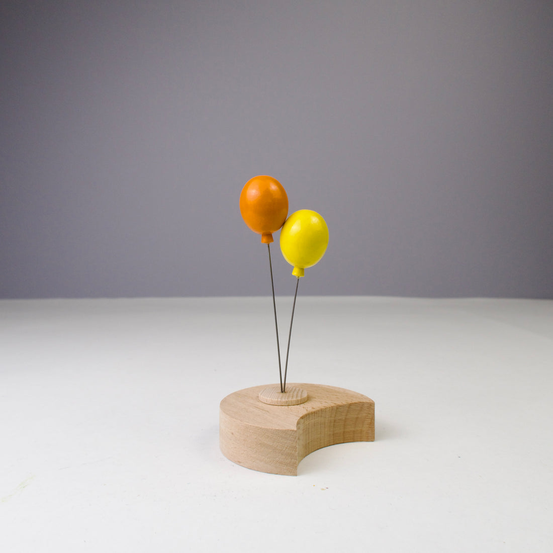 Steckfigur Luftballons gelb/orange