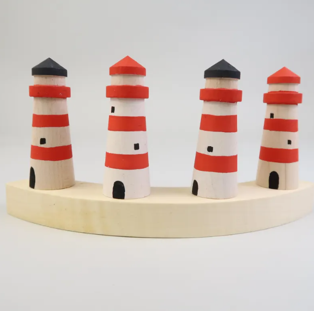 Steckfigur Leuchtturm