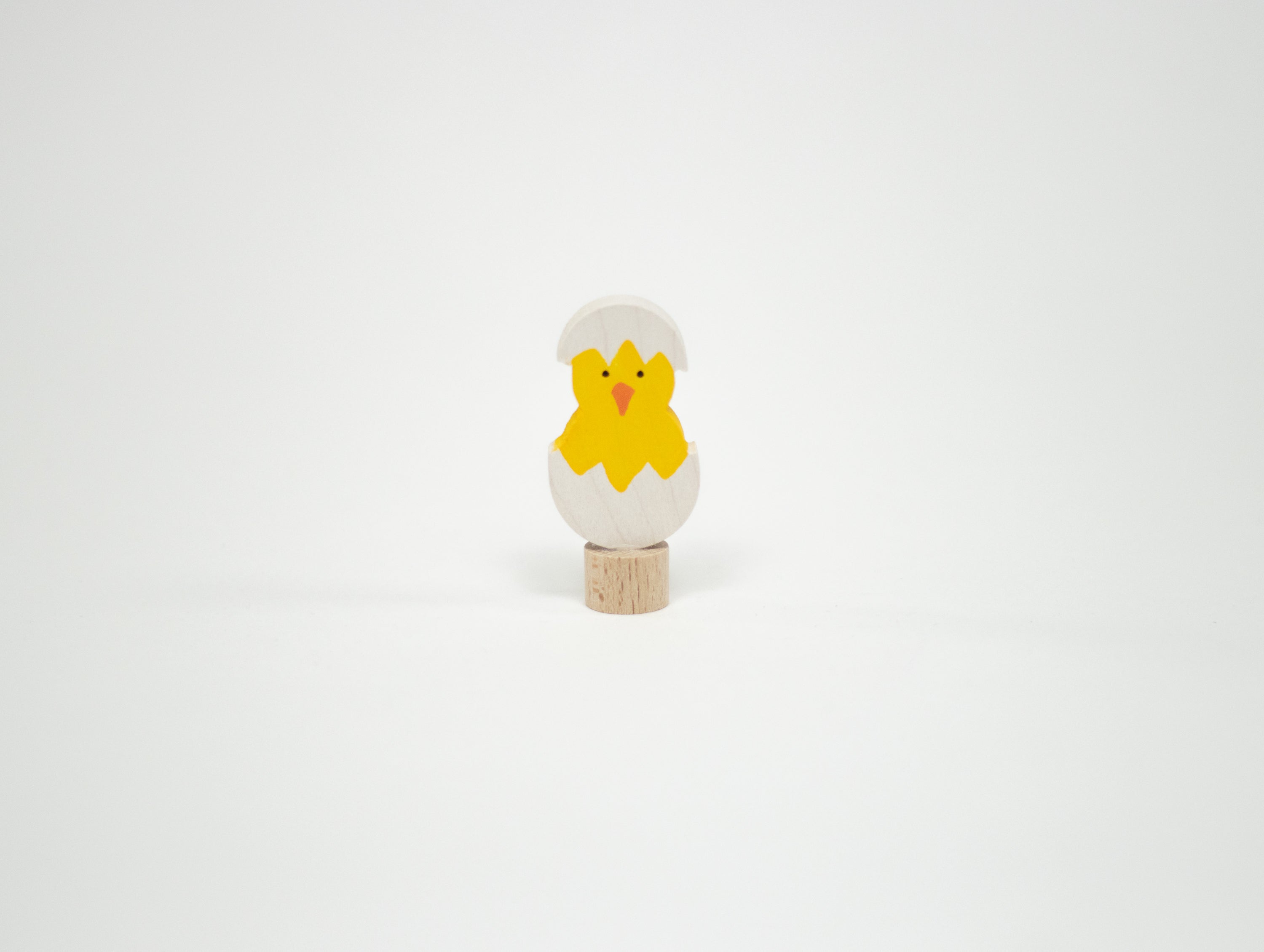 Steckfigur kleines Küken im Ei