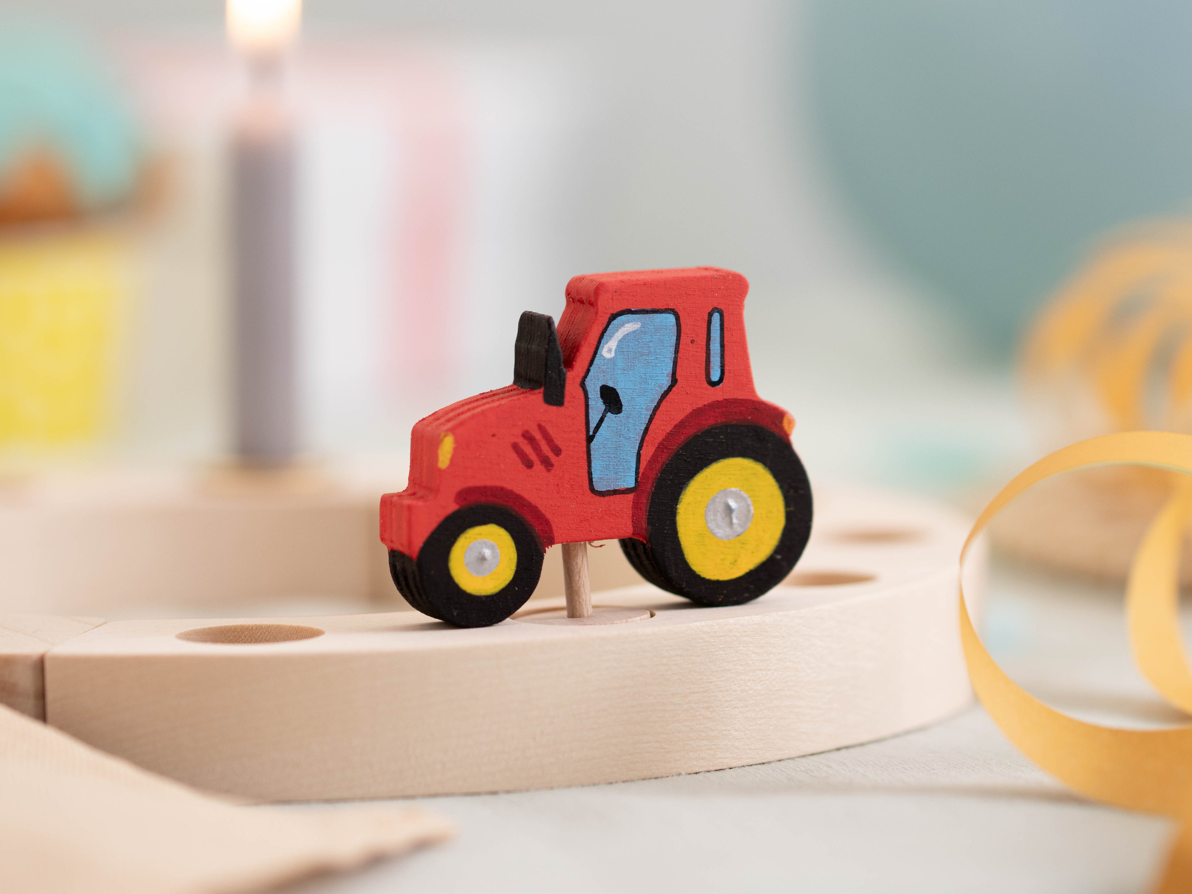 Steckfigur Traktor