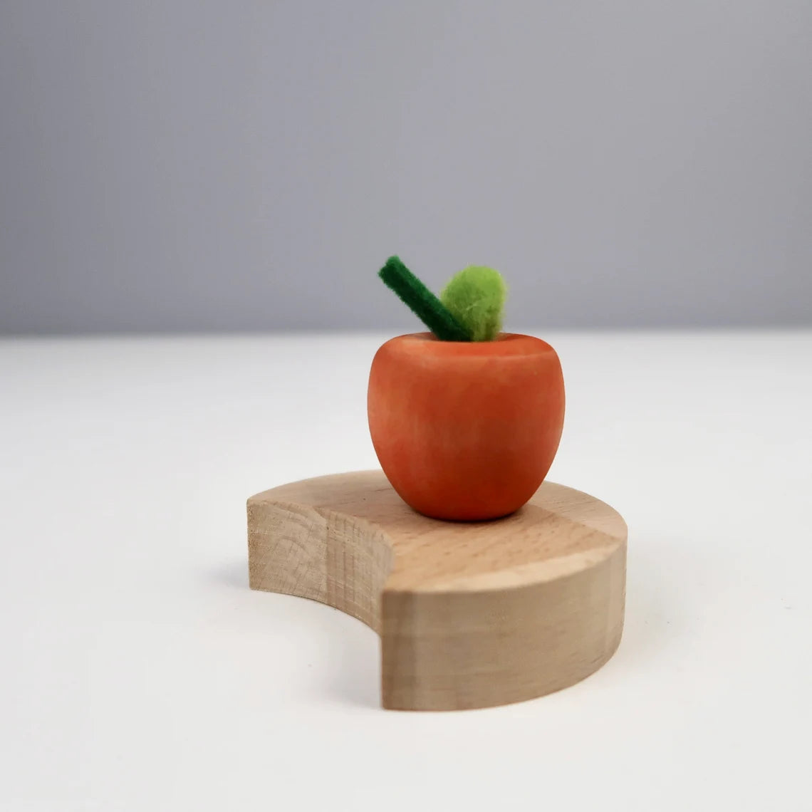 Steckfigur Apfel - Grün