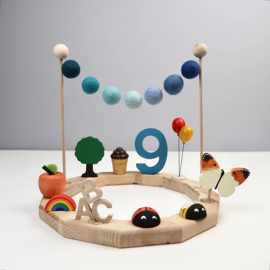 Steckfigur Apfel - rot