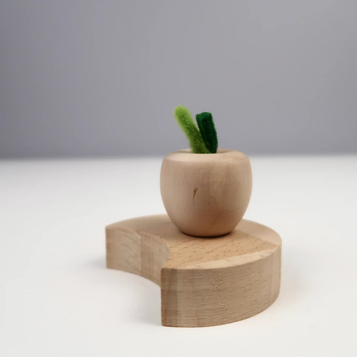 Steckfigur Apfel - Grün