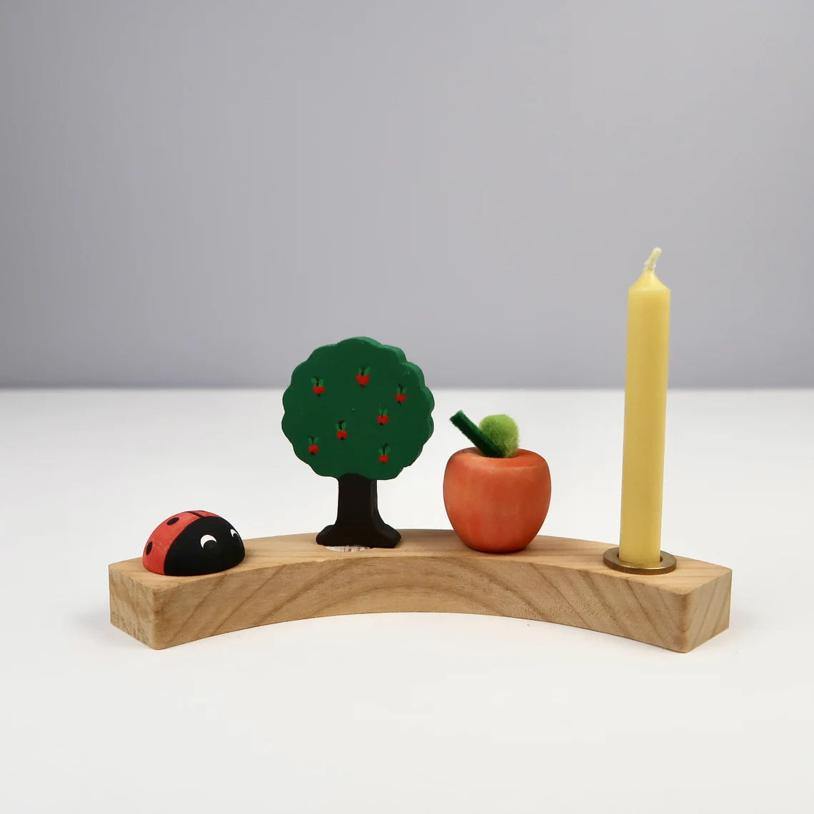 Steckfigur Apfel - Grün