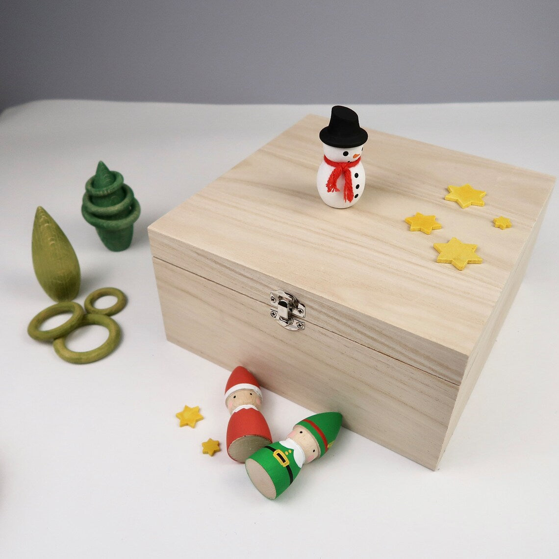 Aufbewahrungsbox für Zubehör Adventsspirale Weihnachten