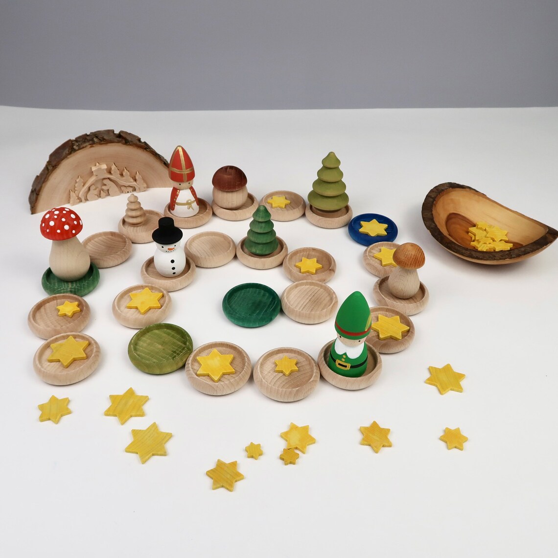 Aufbewahrungsbox für Zubehör Adventsspirale Weihnachten