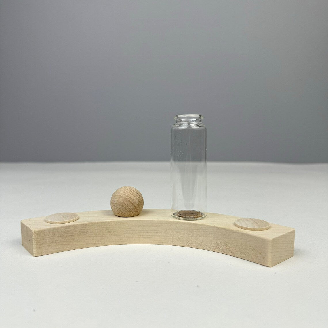 Steckfigur Blumenvase I Miniflasche aus Glas