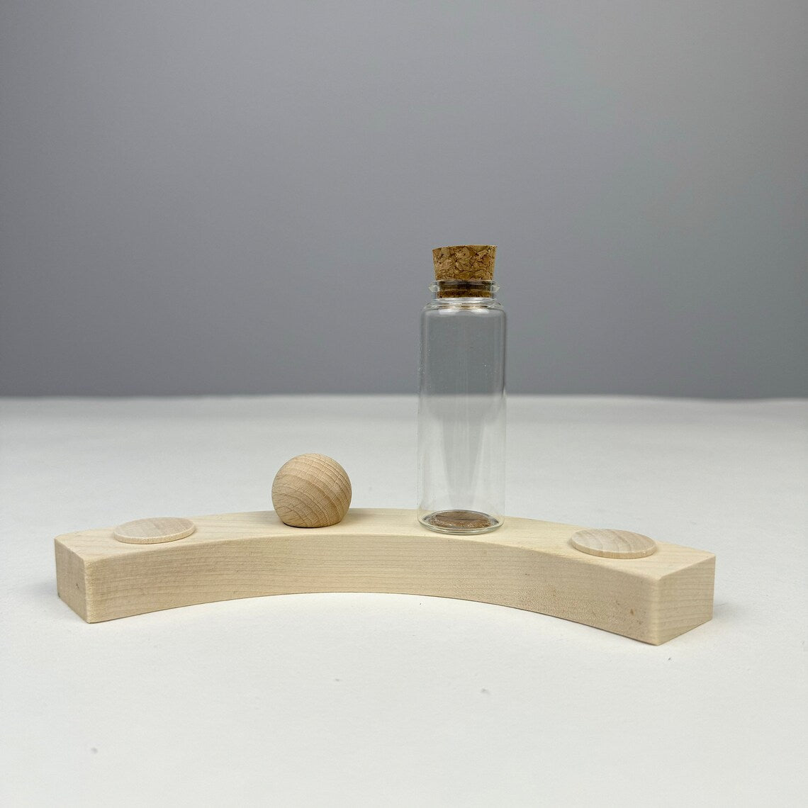 Steckfigur Blumenvase I Miniflasche aus Glas