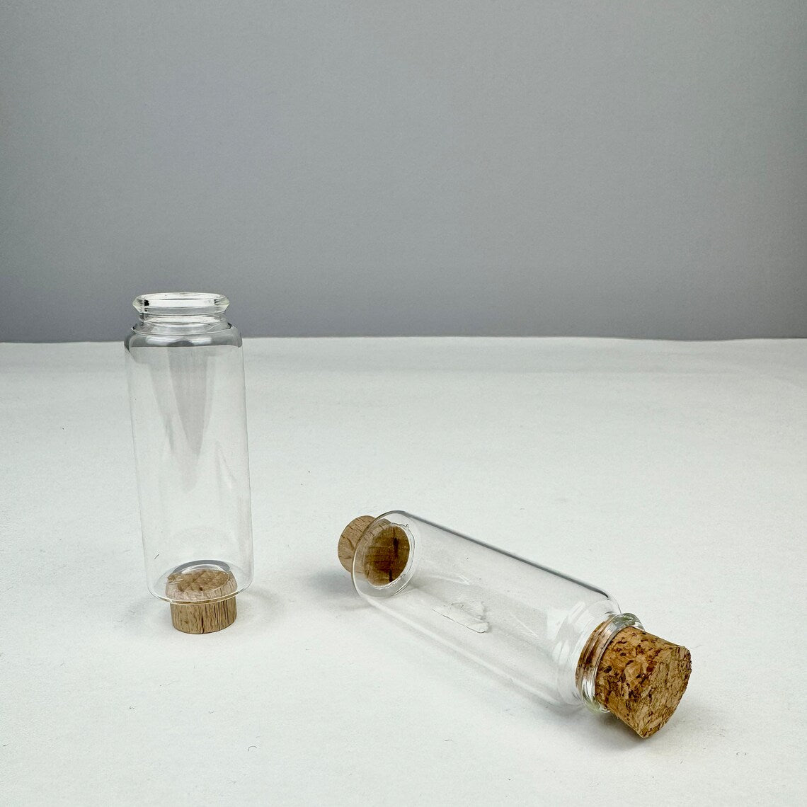 Steckfigur Blumenvase I Miniflasche aus Glas