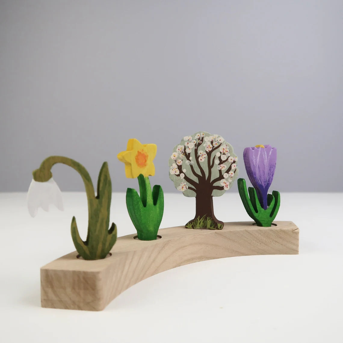 Steckfigur Frühlingsbaum mit Kirschblüten