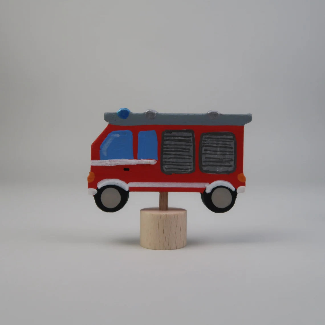 Steckfigur Feuerwehr Auto