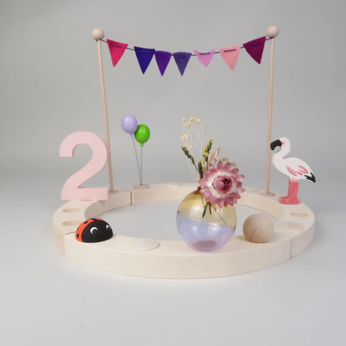 Steckfigur Flamingo - Zartrosa