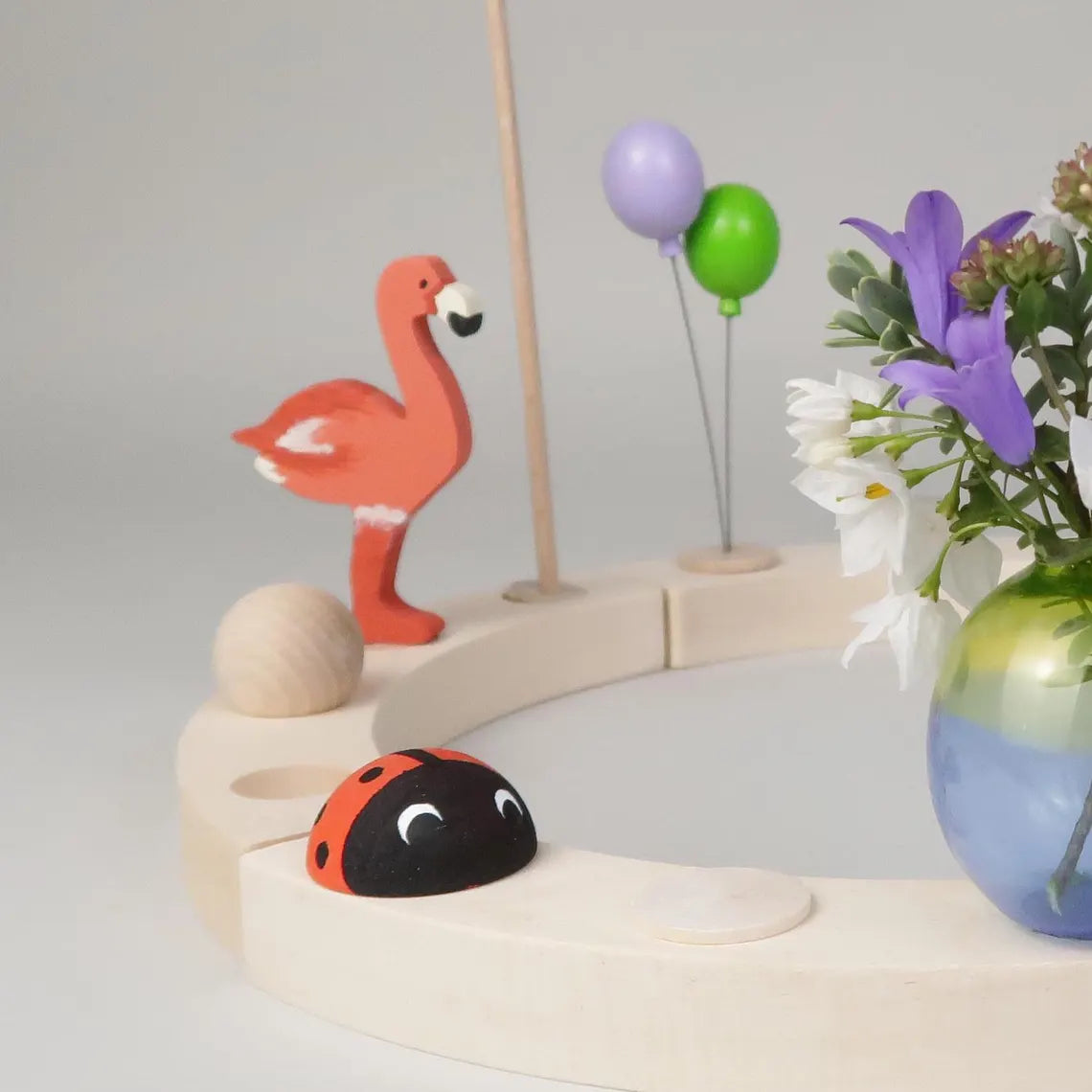 Steckfigur Flamingo - Korallfarbe