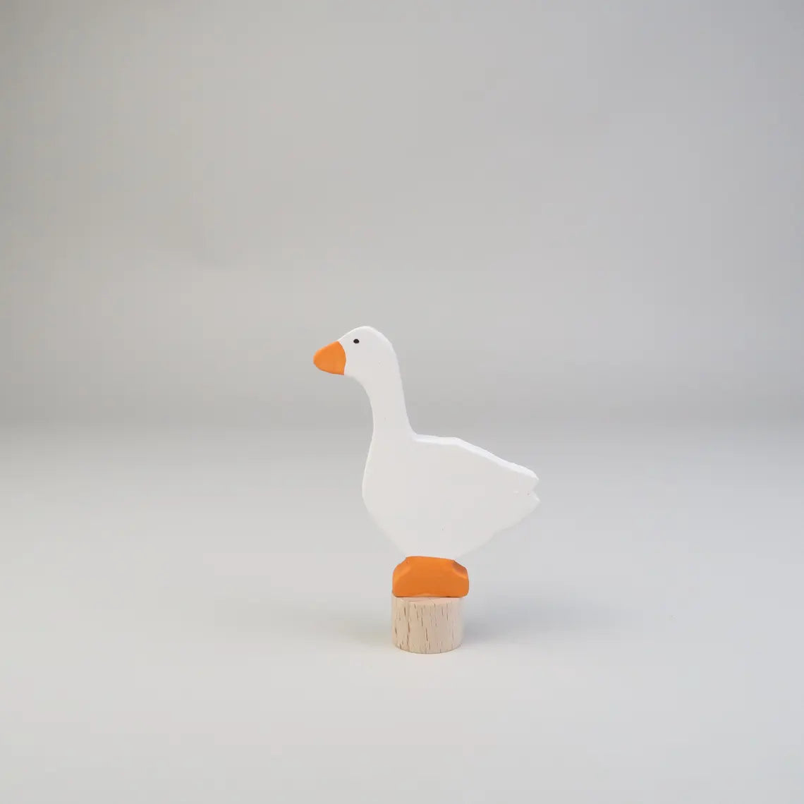 Steckfigur Gans und Küken