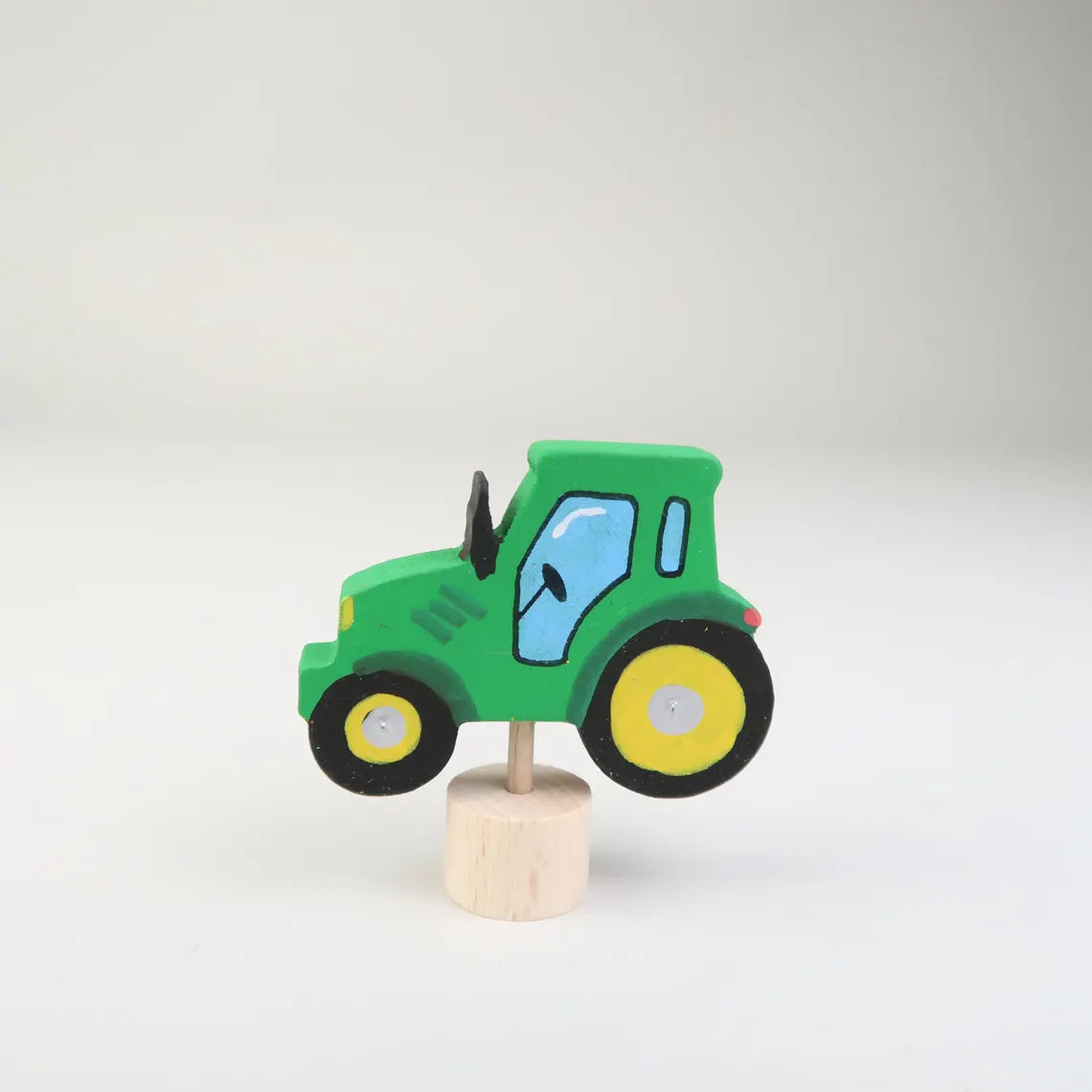 Steckfigur Grüner Traktor