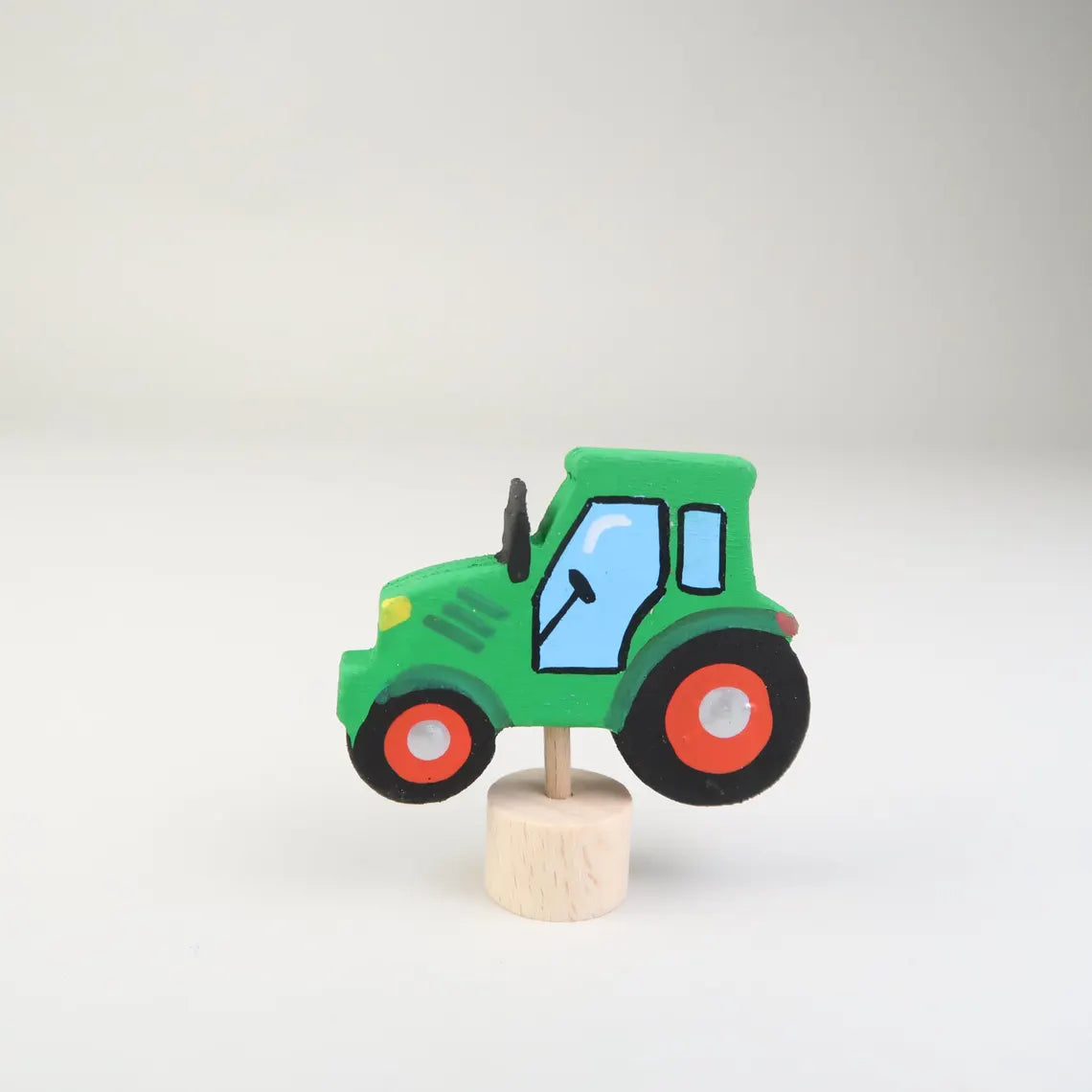 Steckfigur Grüner Traktor