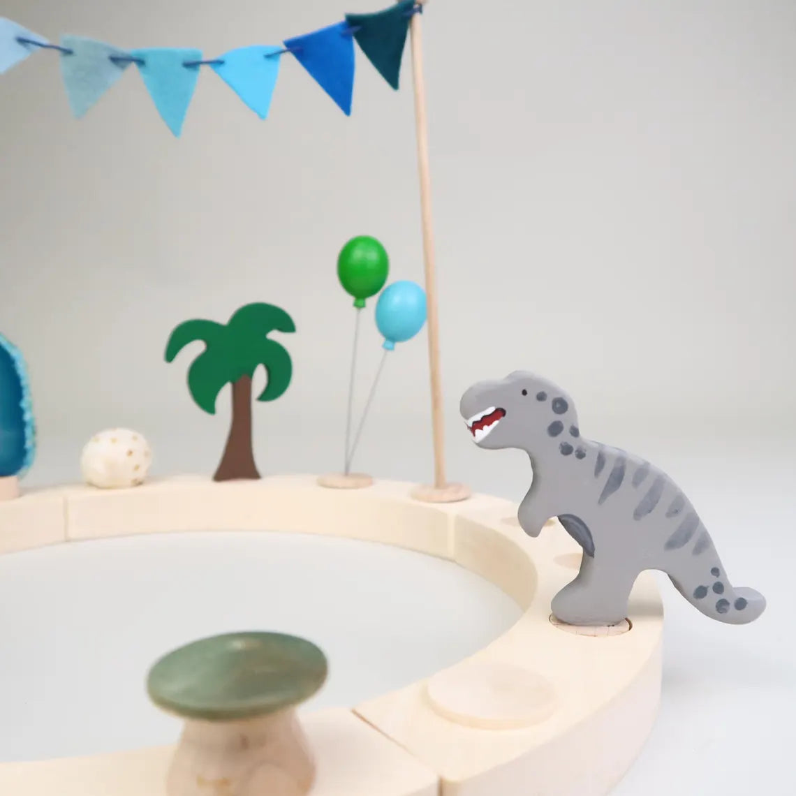 Steckfigur T-Rex grau