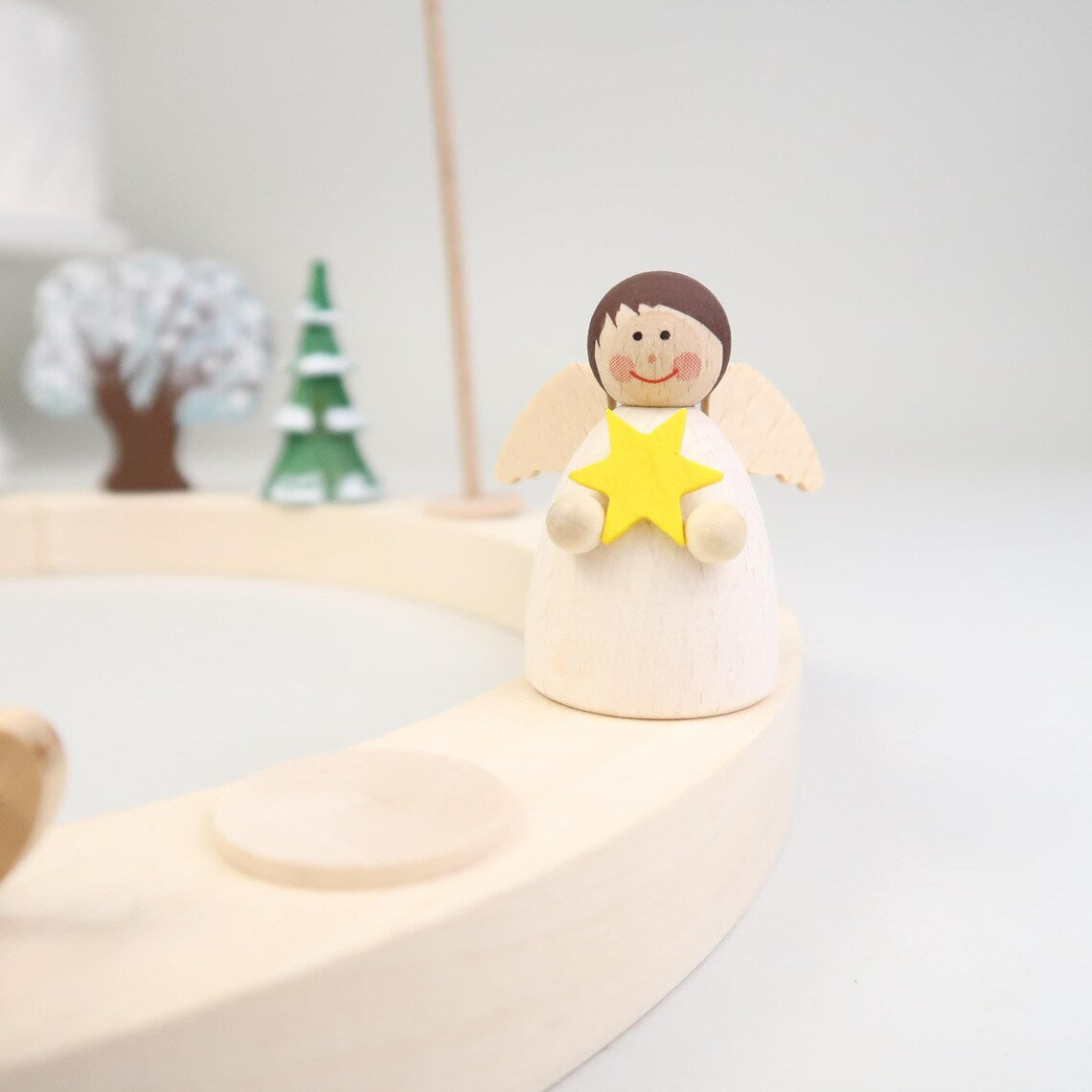 Steckfigur Engel mit Stern