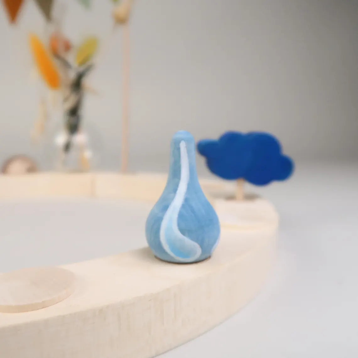 Steckfigur Regentropfen