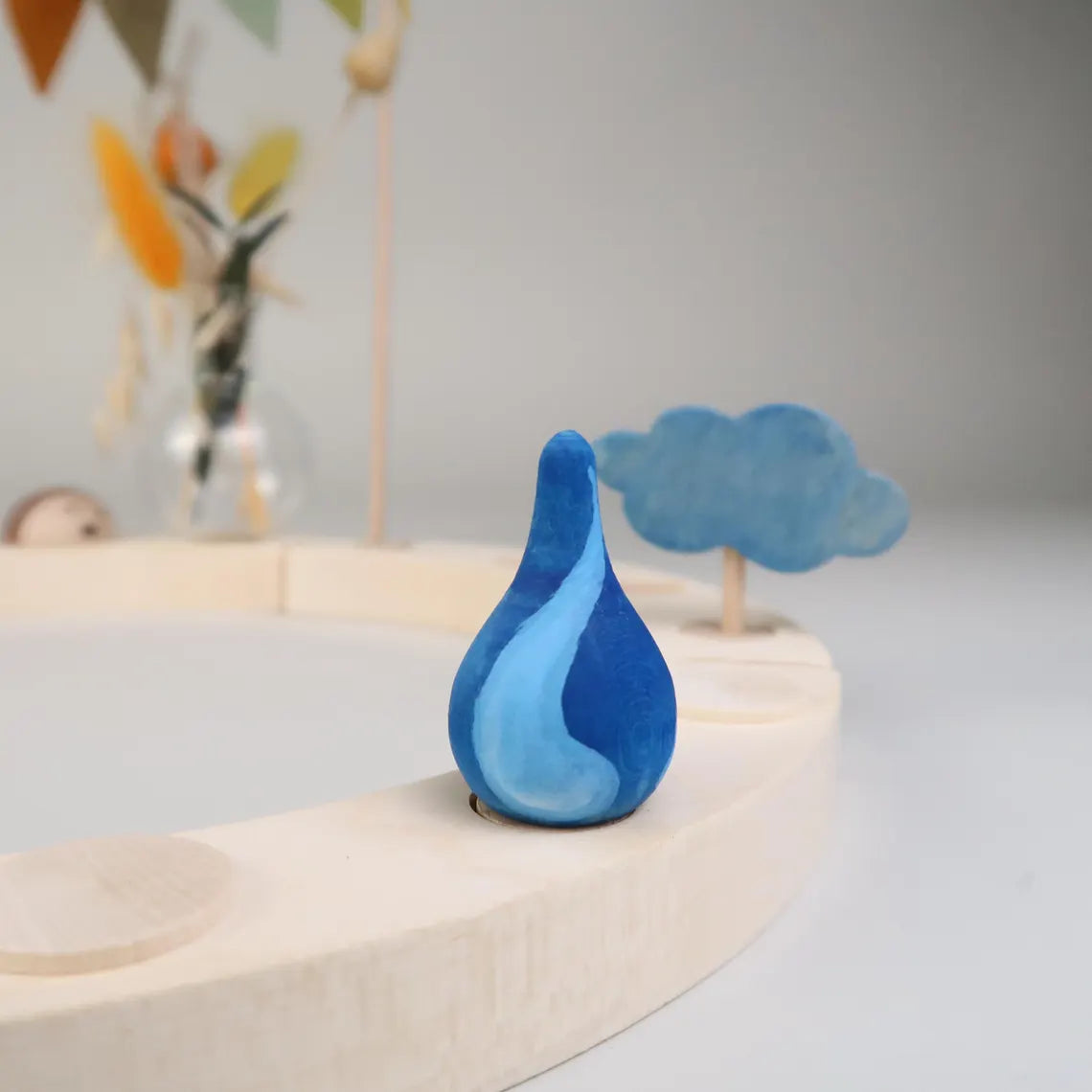 Steckfigur Regentropfen