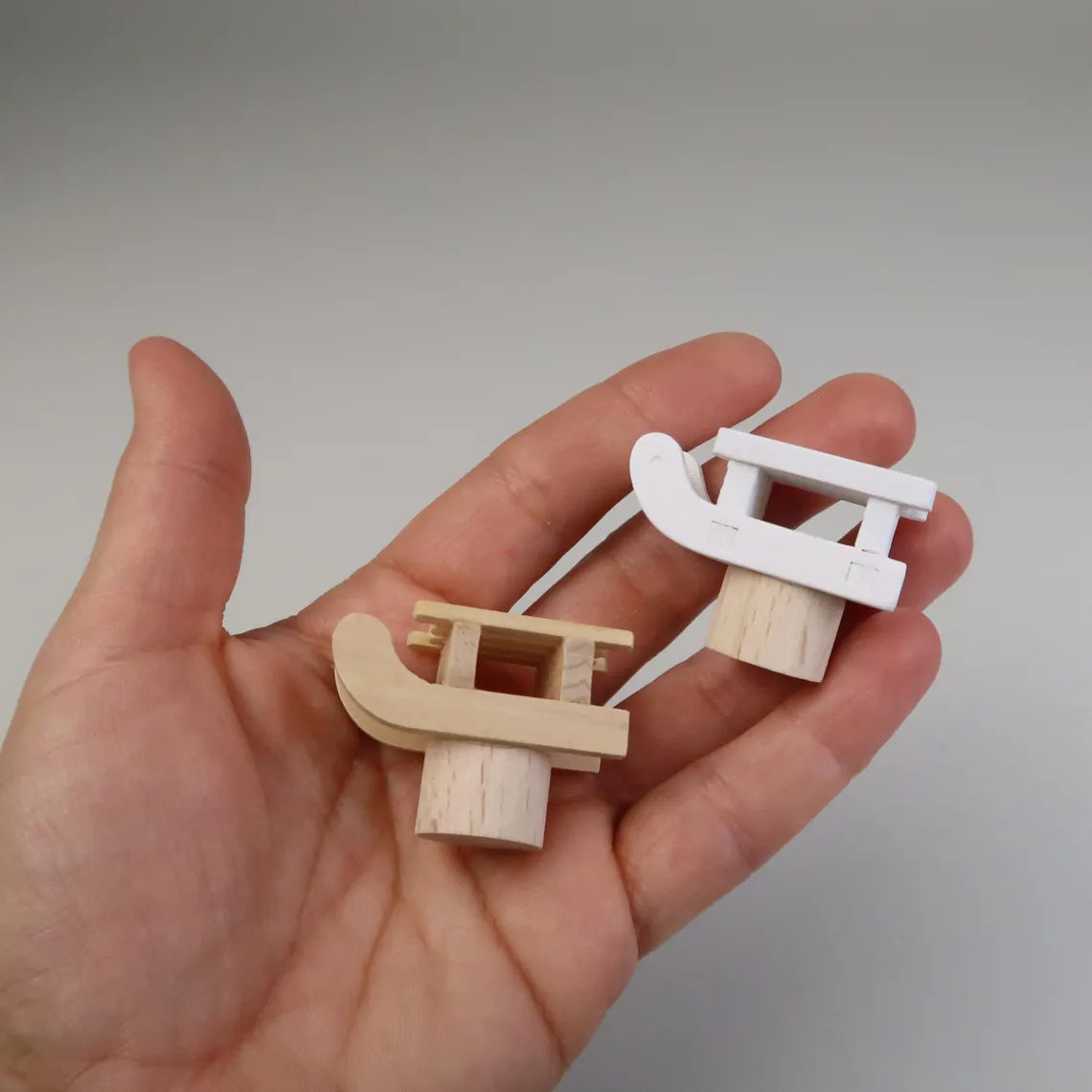 Steckfigur Schlitten