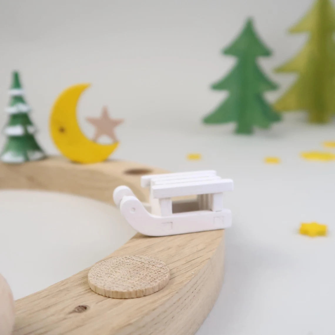 Steckfigur Schlitten