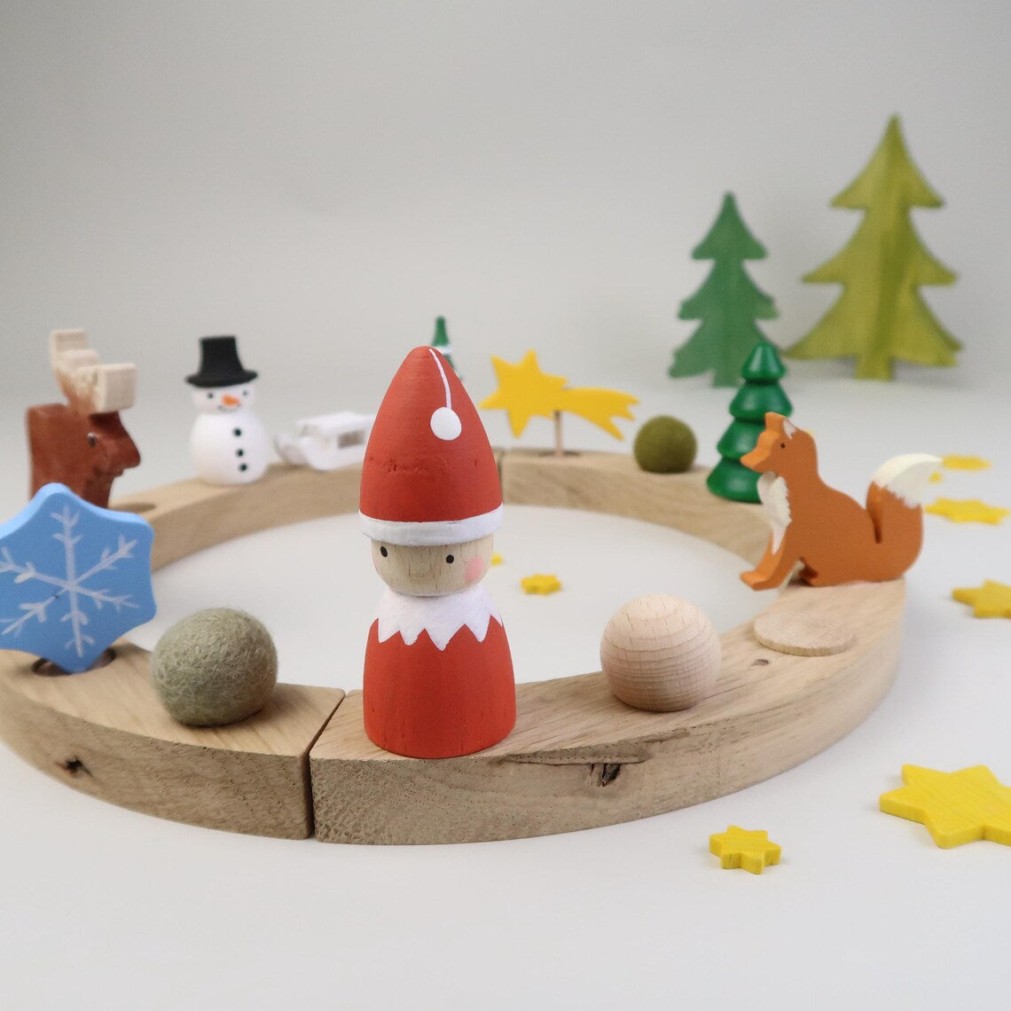 Steckfigur roter Wichtel