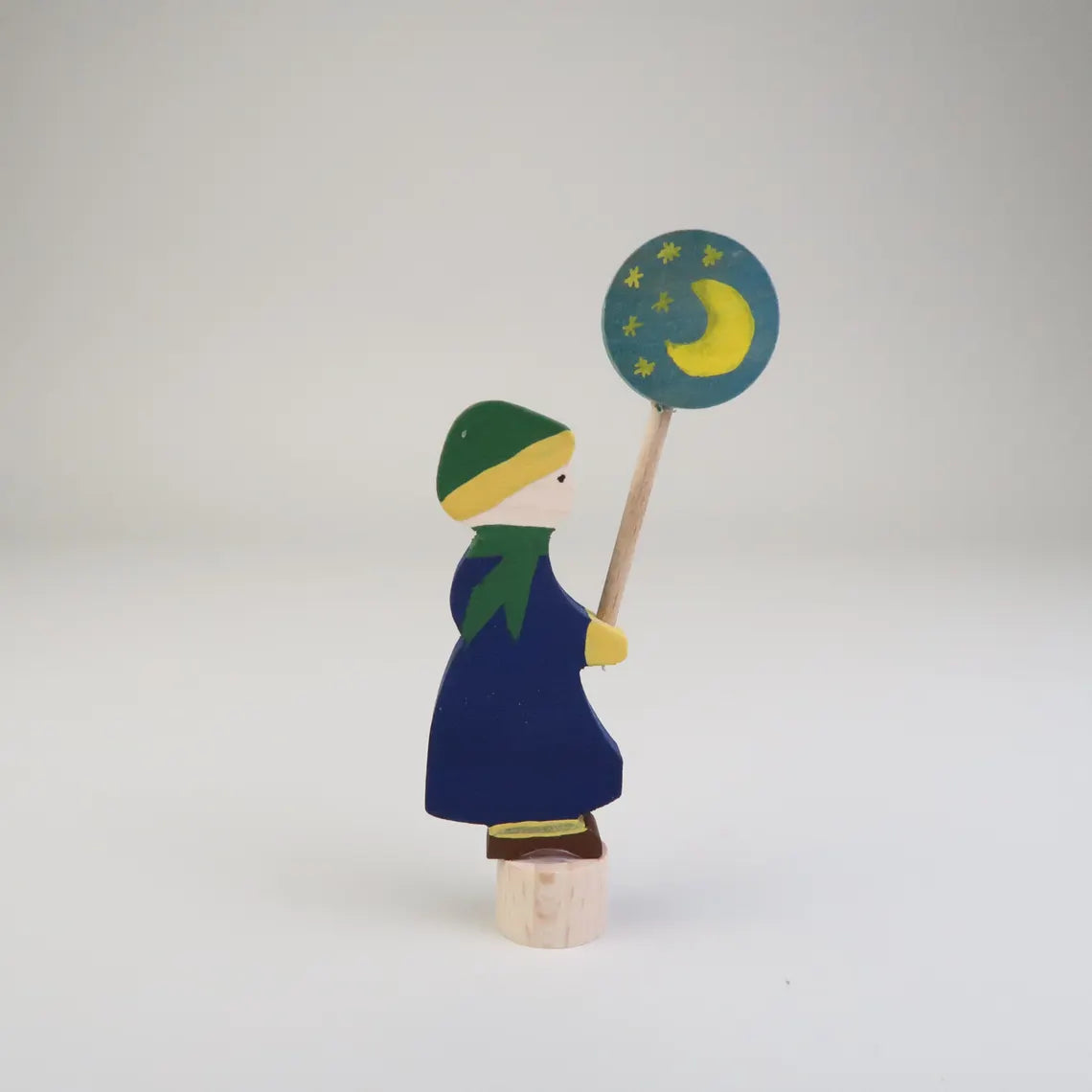 Steckfigur Laternenkind - Mädchen mit grünem Schal