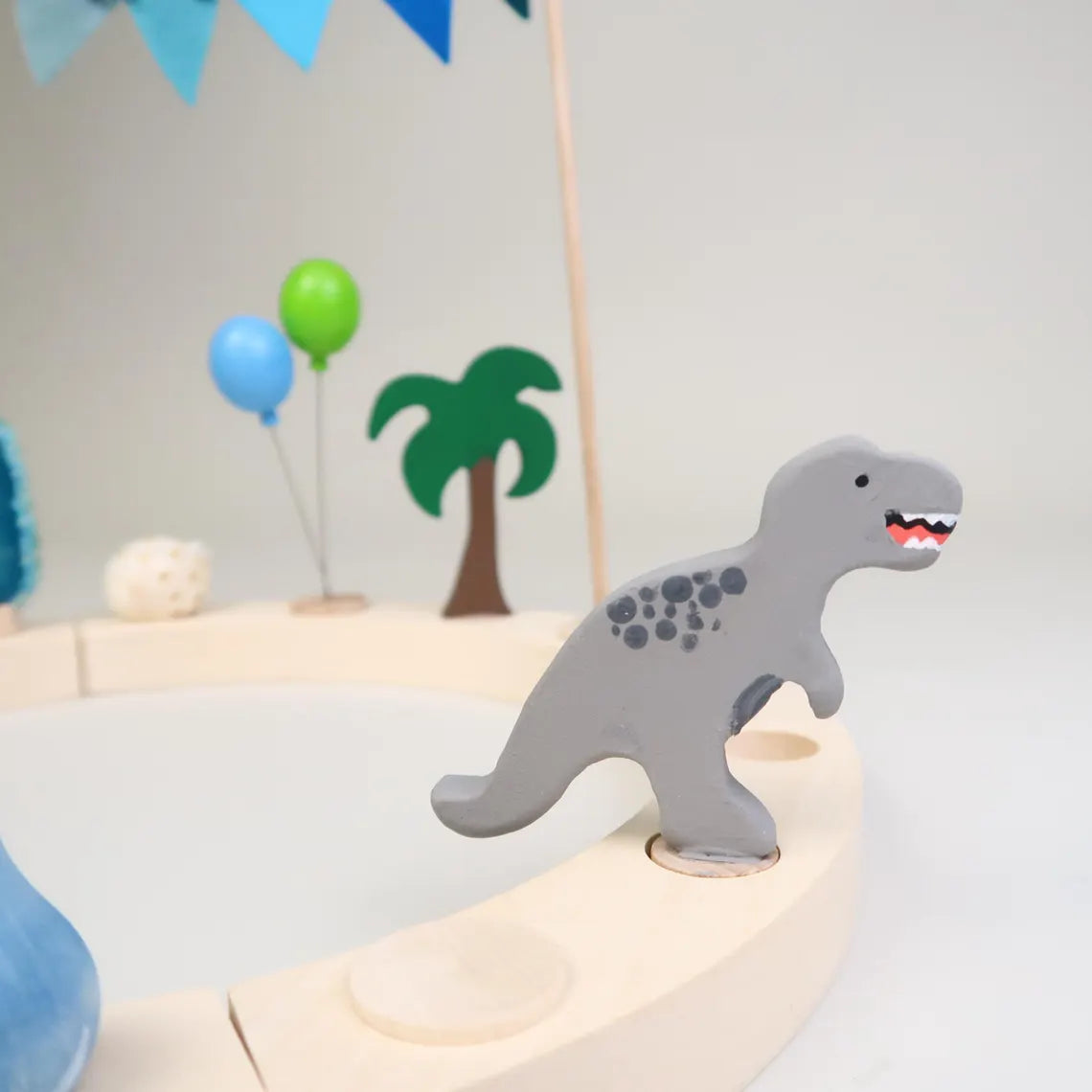 Steckfigur T-Rex grau