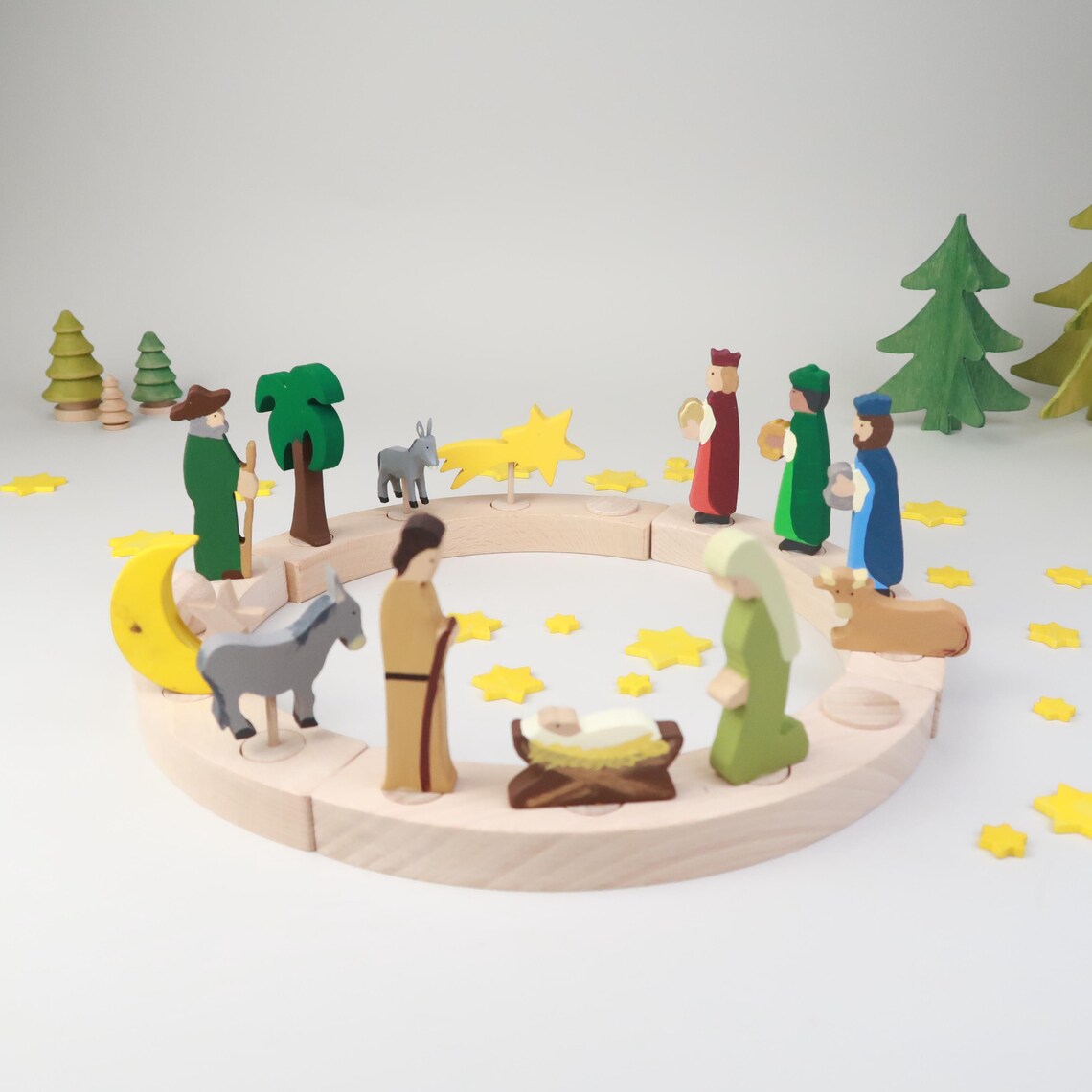 Steckfigur Liegender Ochse