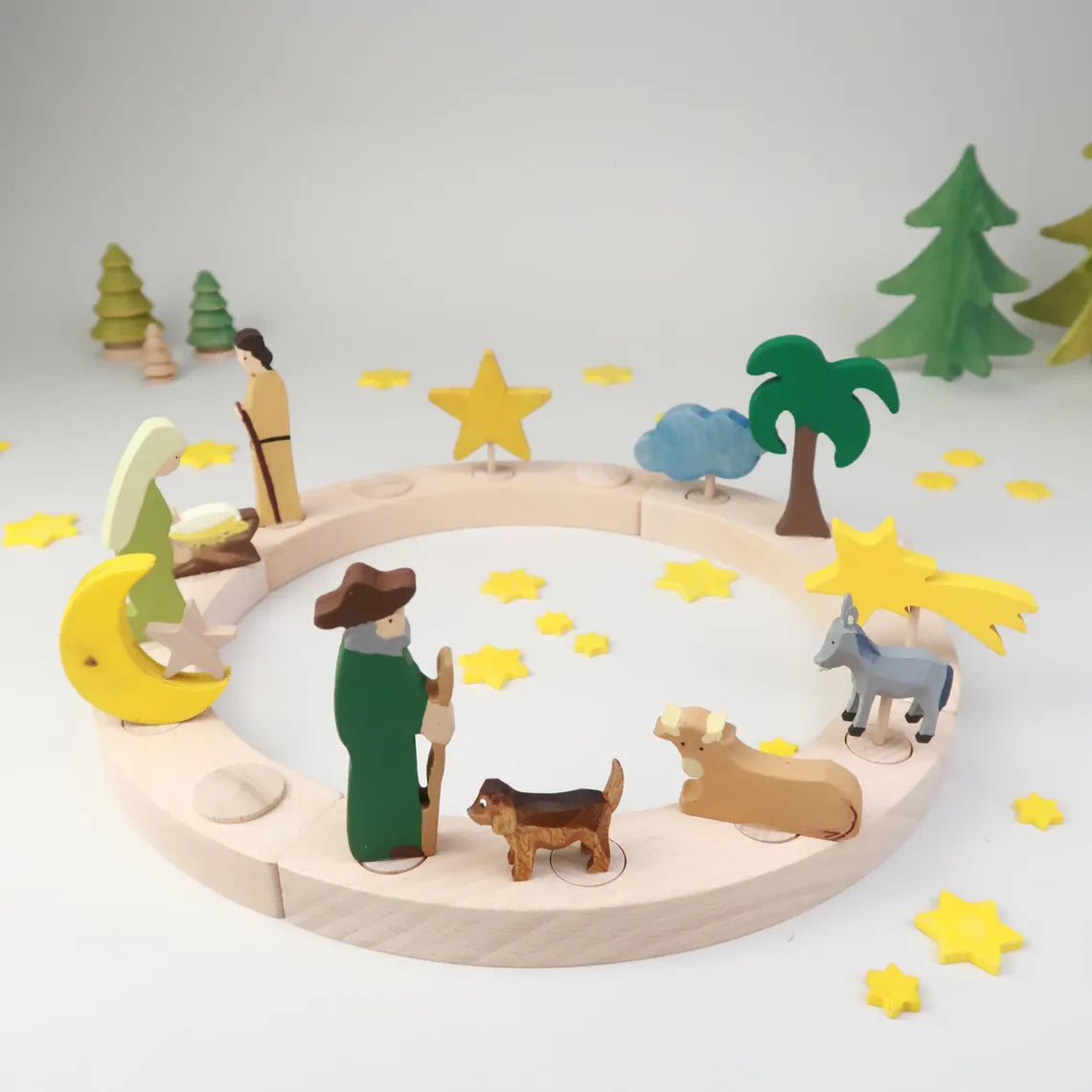 Steckfigur Grauer Esel