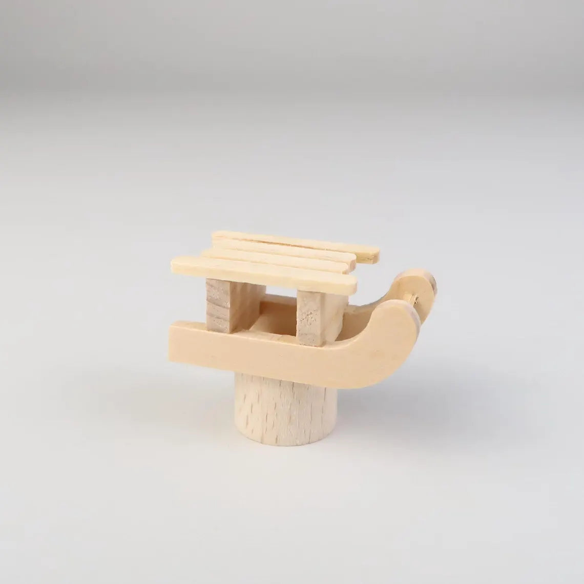 Steckfigur Schlitten