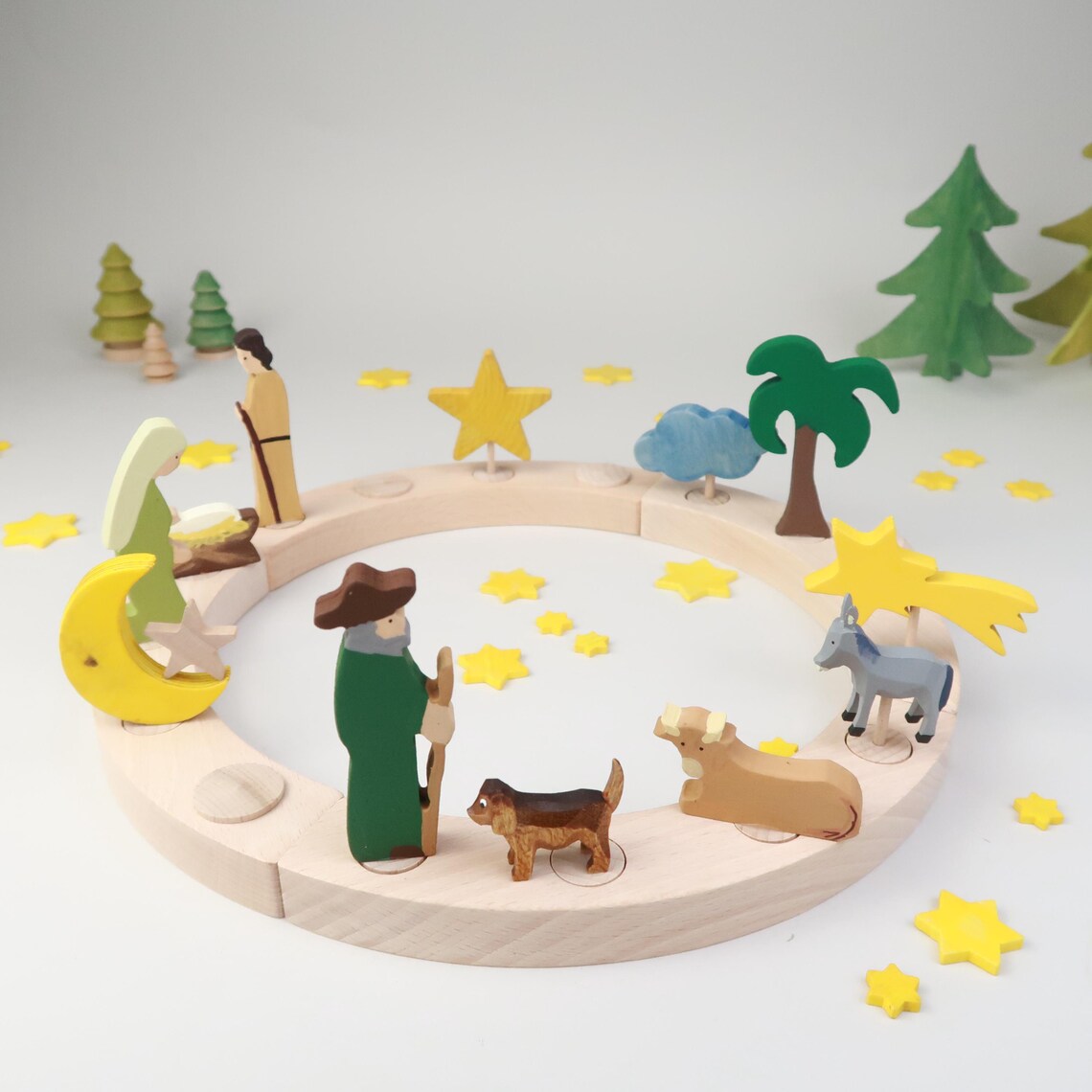 Steckfigur Liegender Ochse