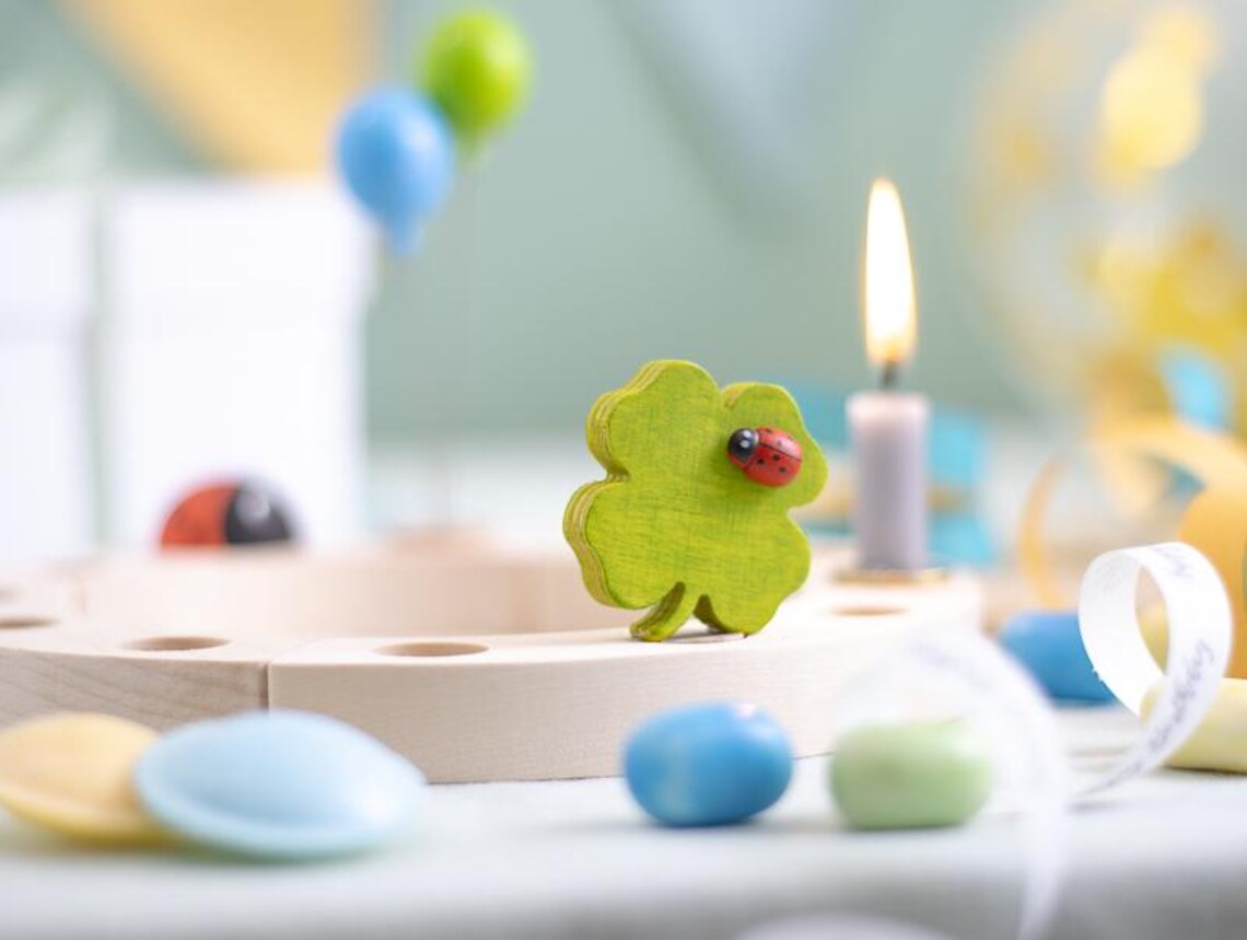 Steckfigur Kleeblatt