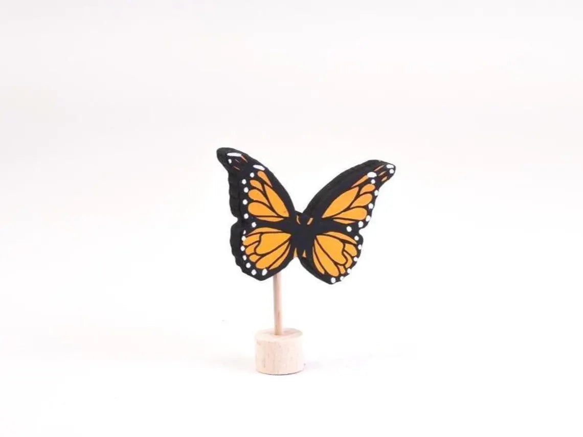 Steckfigur Schmetterling Monarchfalter