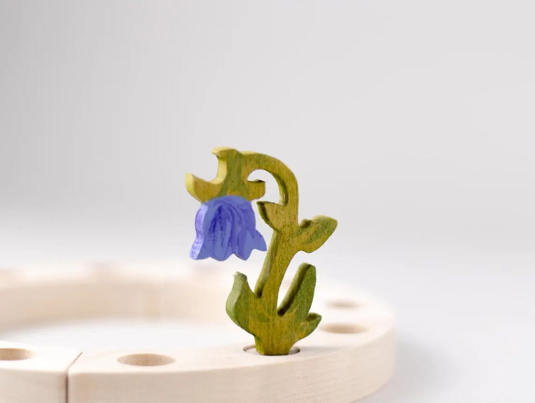 Steckfigur Glockenblume Liila