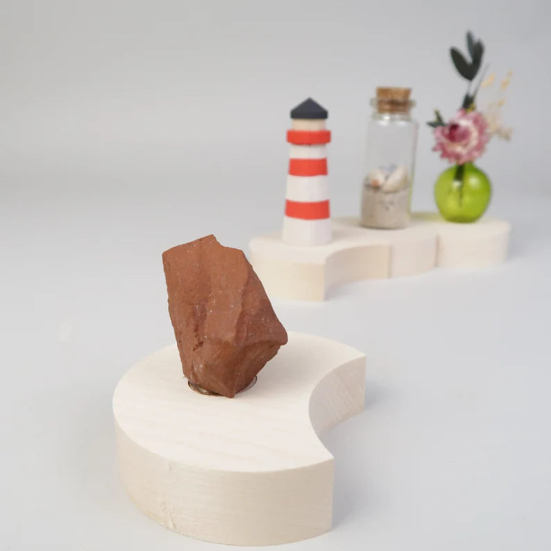 Steckfigur Edelstein - Roter Jaspis