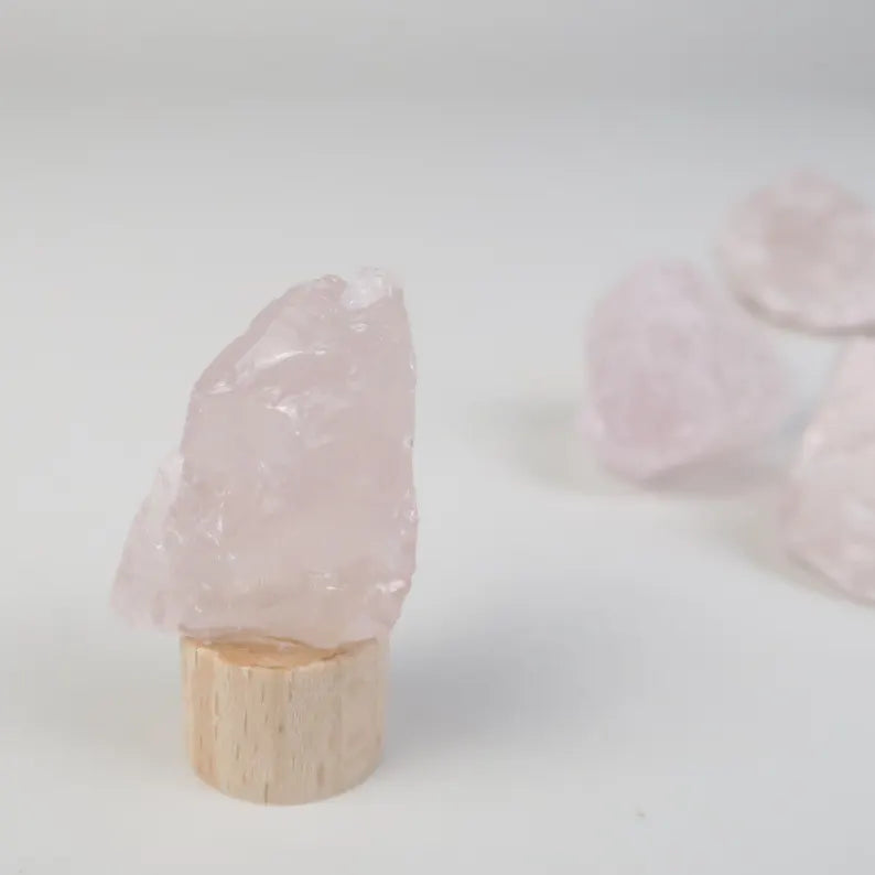 Steckfigur Edelstein - Rosenquartz