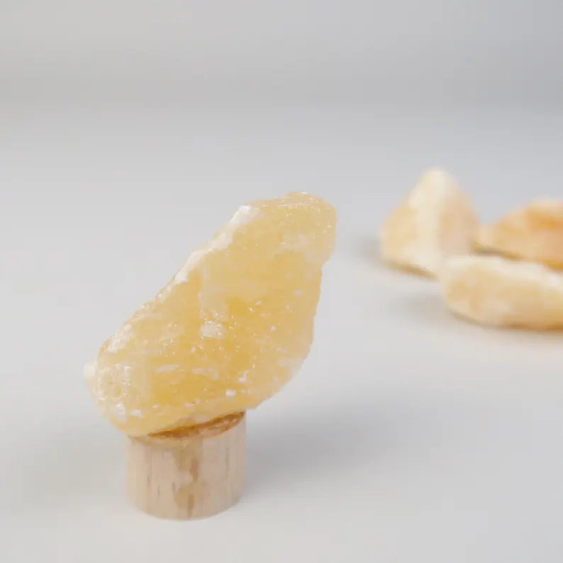 Steckfigur Edelstein - Orangencalcit