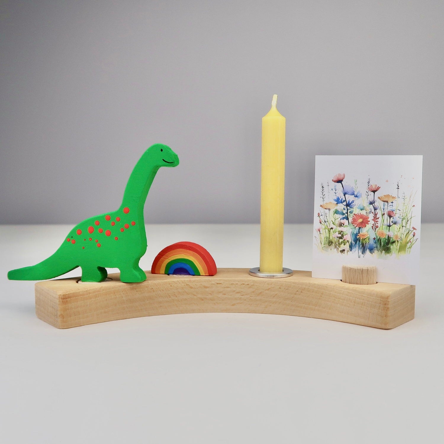 Steckfigur Langhals Dino - Grün