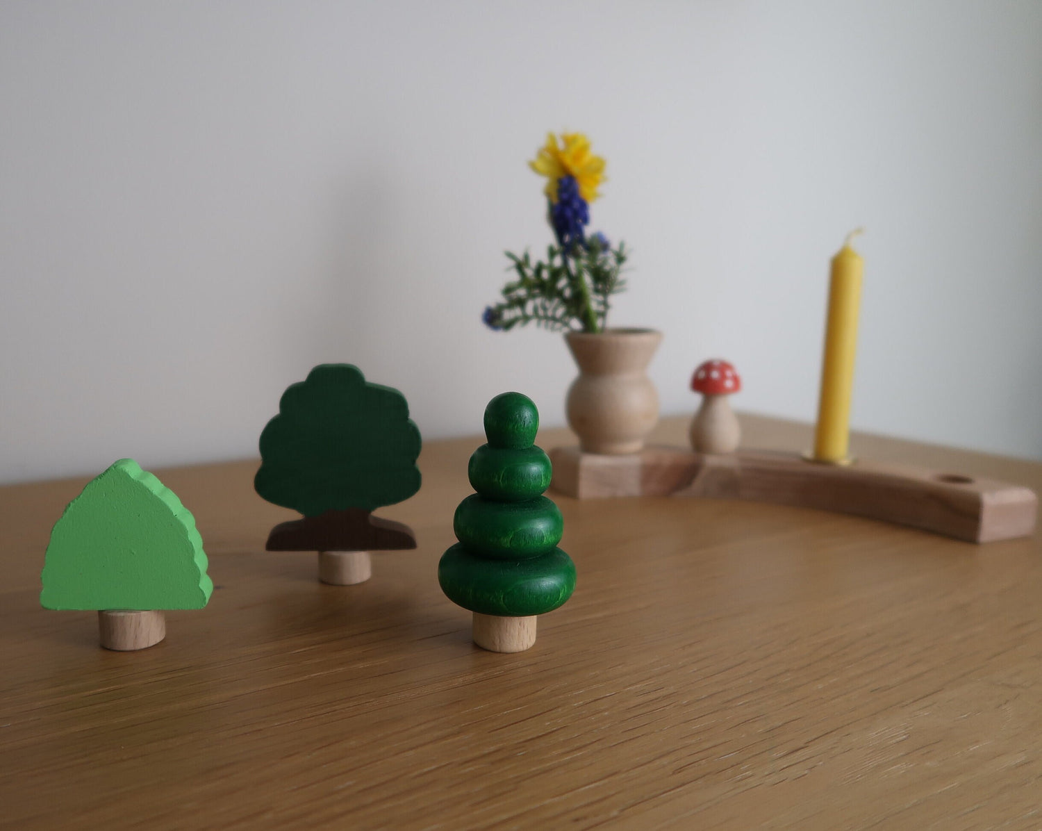 Steckfigur Wald - kleiner Fliegenpilz