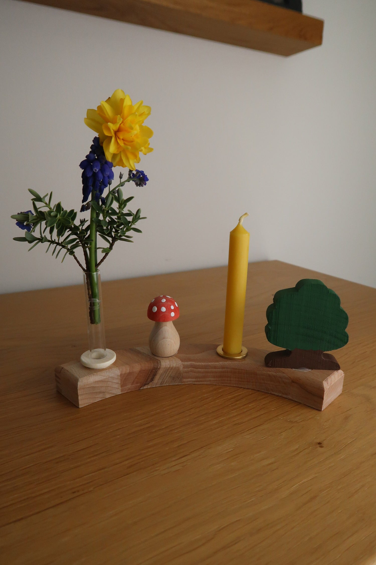 Steckfigur Wald - kleiner Fliegenpilz